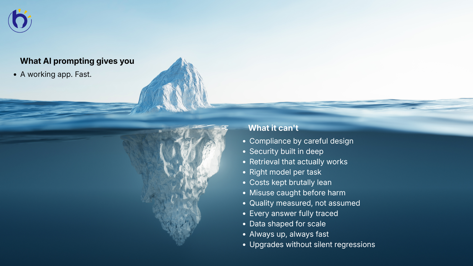 A tip of the iceberg